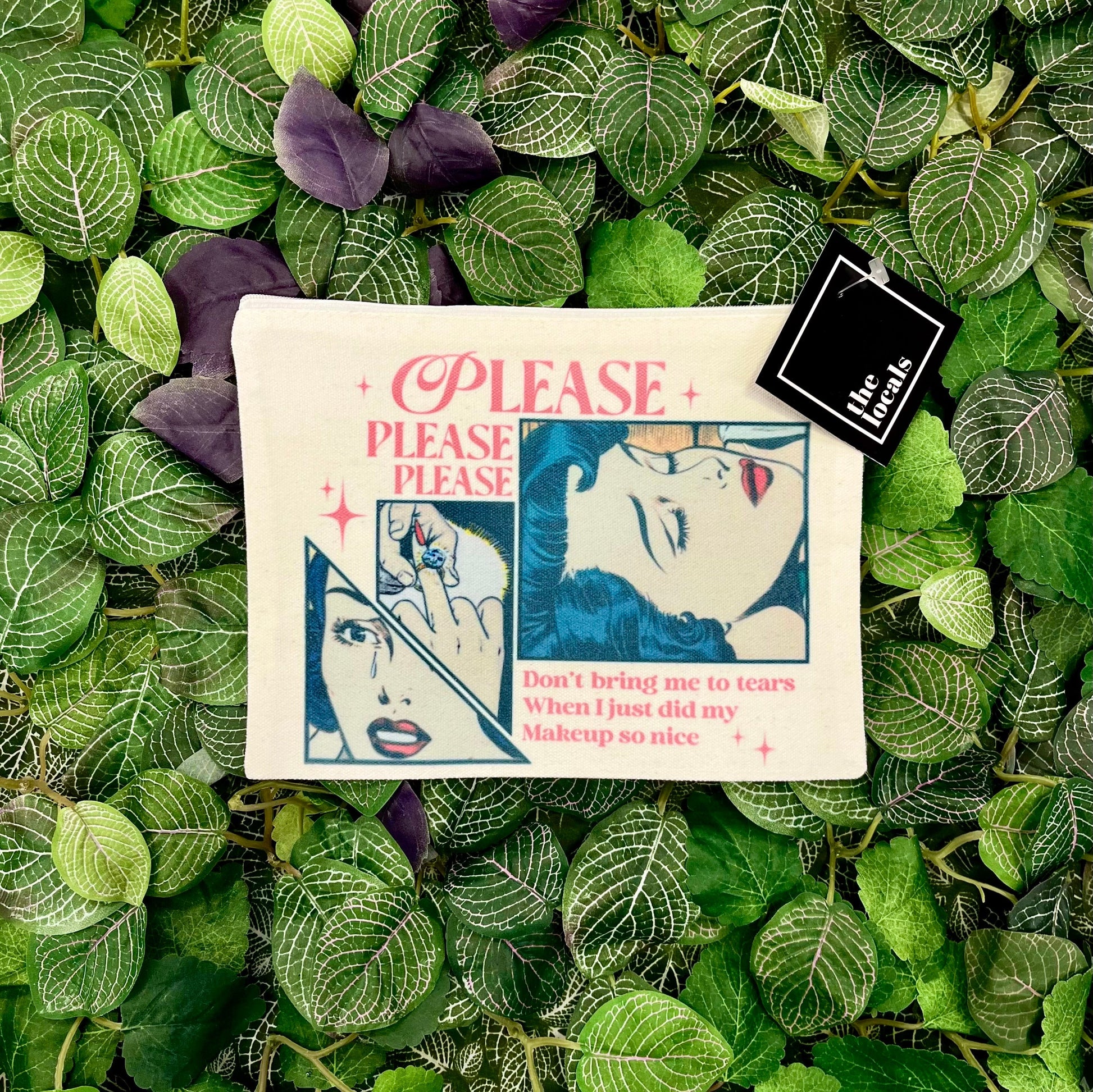 Please Please Comic - Makeup Bag - Velora Luxury Fashion