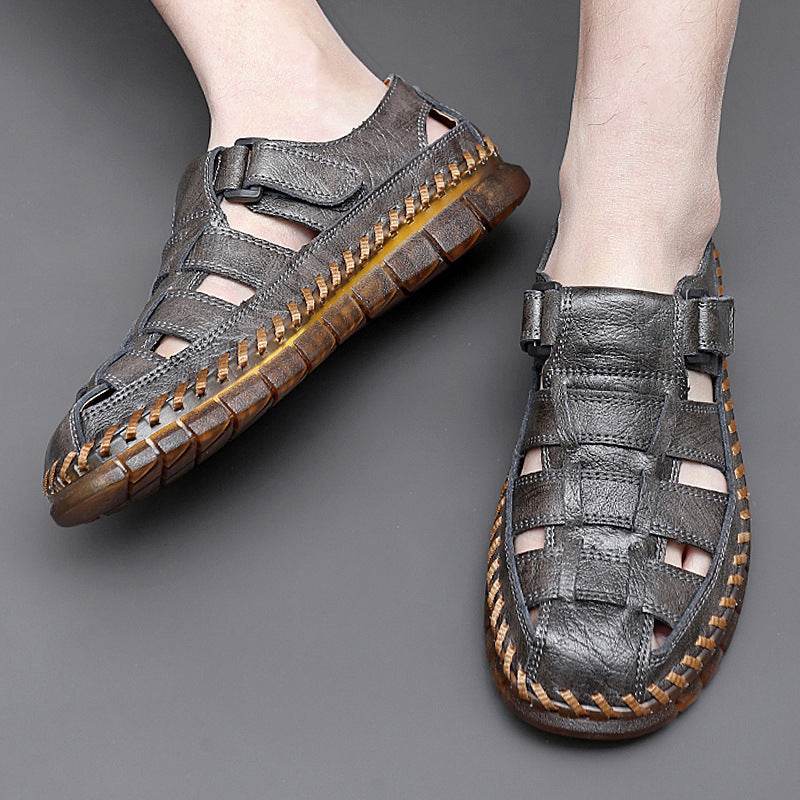 Plus Size Men's Beach Sandals Retro Hollow Out EX-STOCK Canada