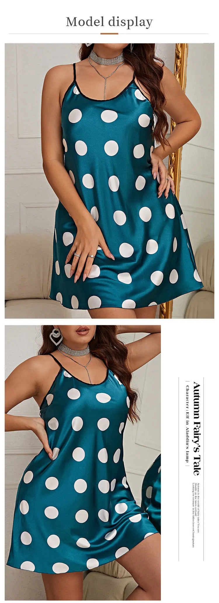 Polka Dot Pajamas Loose Homewear For Women EX-STOCK Canada