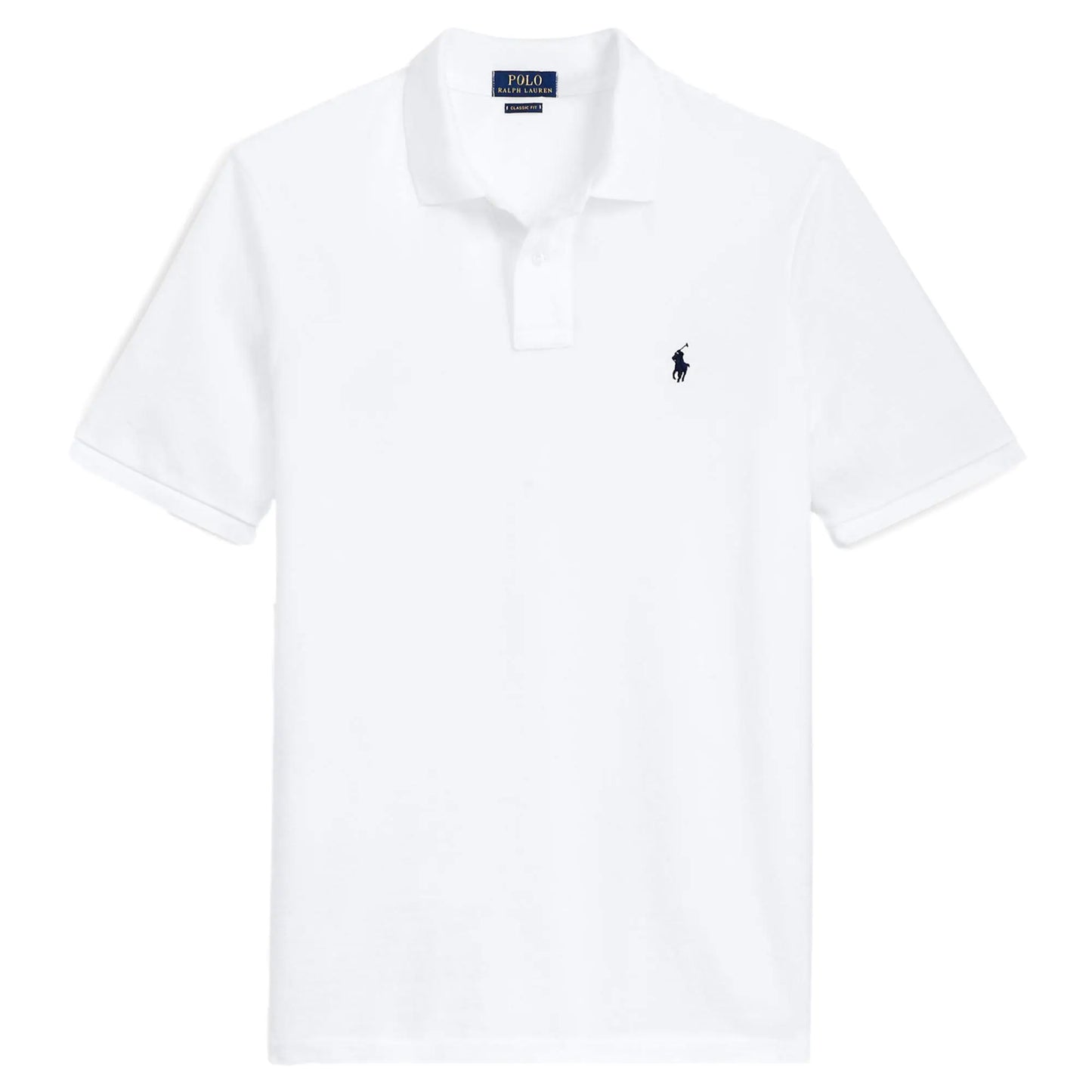 Polo Ralph Lauren Classic Fit Mesh Polo White MD - Velora Luxury Fashion