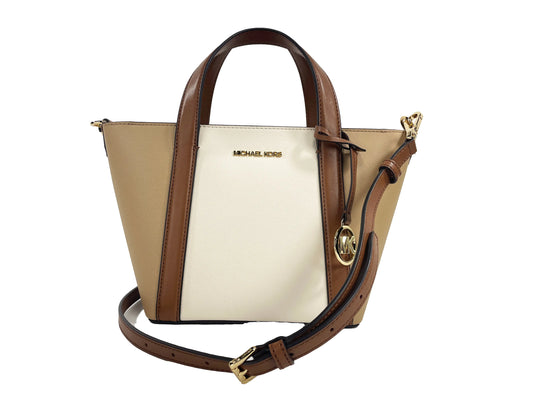 Pratt Leather Canvas Crossbody by Michael Kors - Velora Luxury Fashion