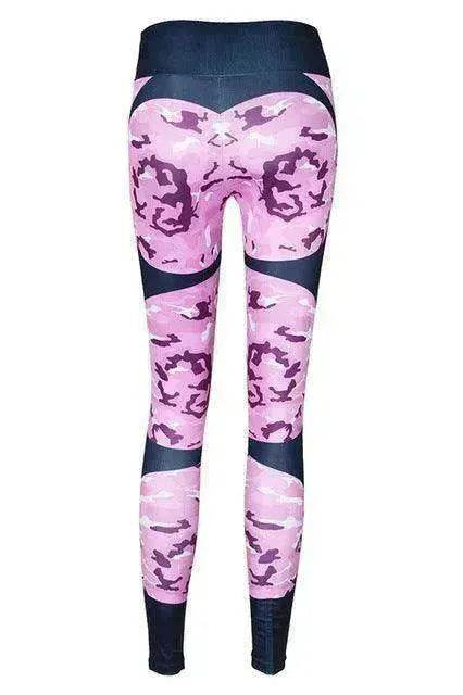 Print patchwork yoga leggings - Velora
