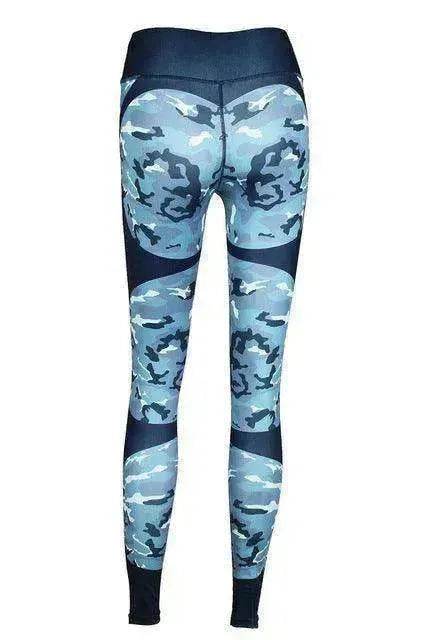 Print patchwork yoga leggings - Velora