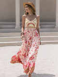 Printed Scoop Neck Cami Dress - Velora Luxury Fashion