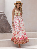 Printed Scoop Neck Cami Dress - Velora Luxury Fashion