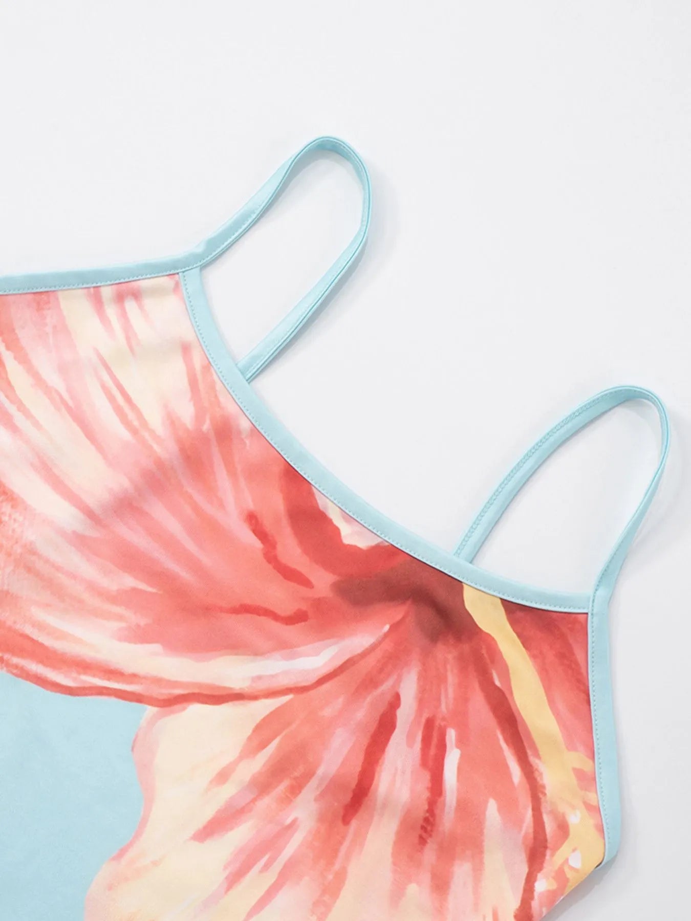 Printed Scoop Neck Cami and Skirt Set - Velora Luxury Fashion