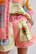 Printed Short Sleeve Shirt and Shorts Set - Velora Luxury Fashion