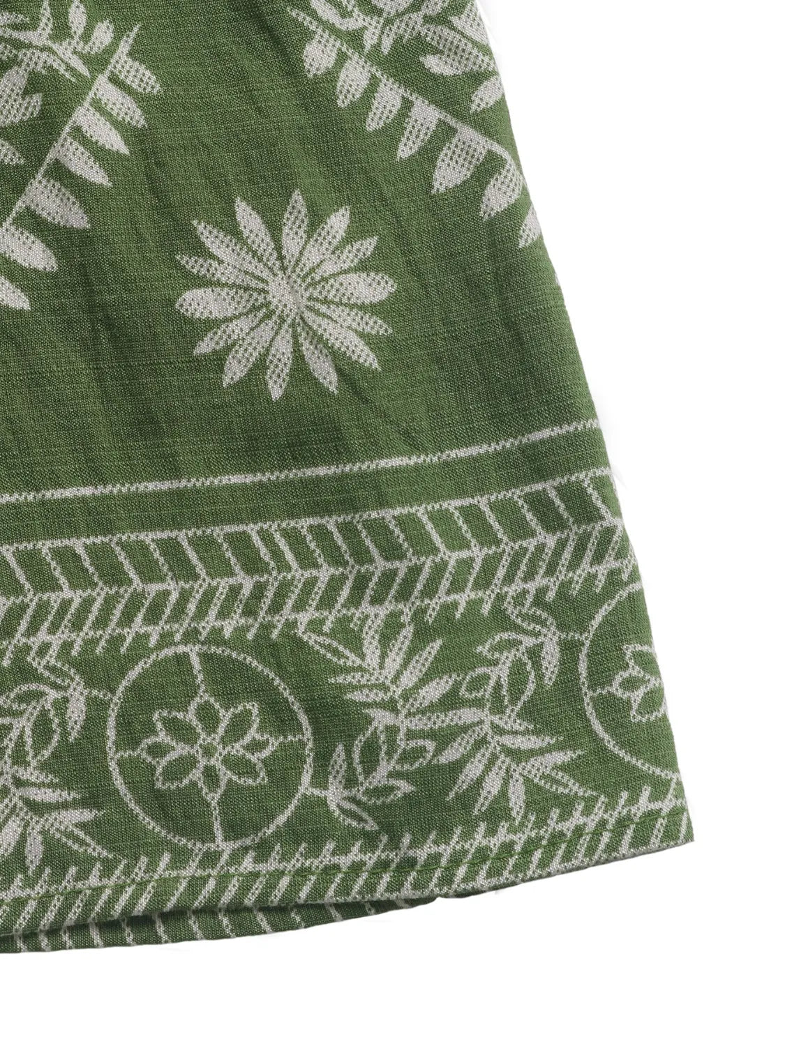 Printed V-Neck Sleeveless Dress - Velora Luxury Fashion