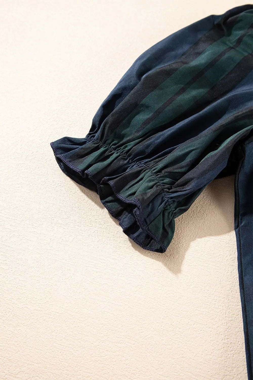 Puff Sleeve Frilled Trim Elegant Blouse - Velora Luxury Fashion