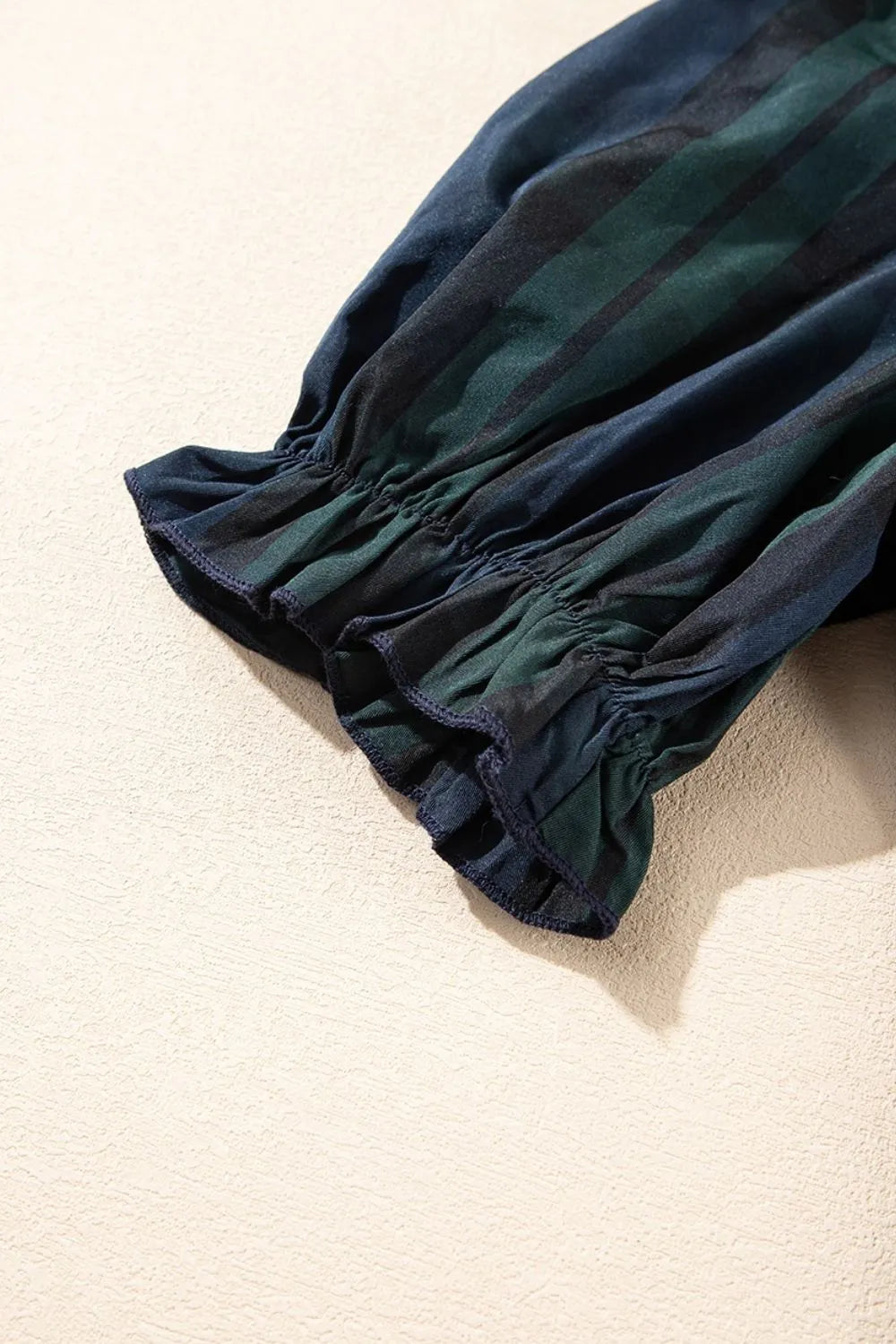 Puff Sleeve Frilled Trim Elegant Blouse - Velora Luxury Fashion