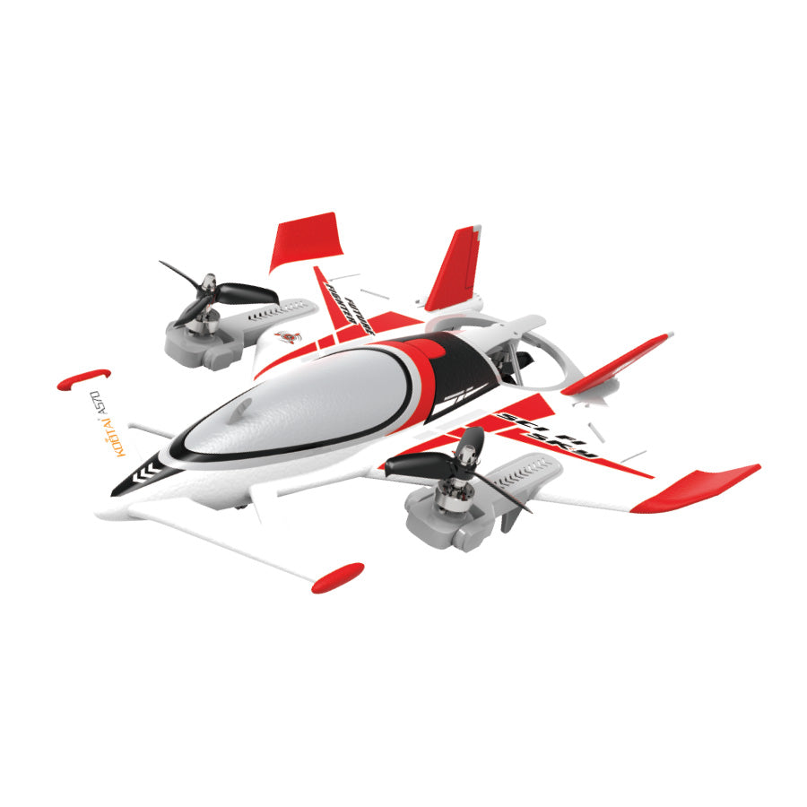 QIDI 570 VTOL RC Plane Brushless with 7.4V Battery, LED Lights & Crane Mode - Velora Luxury Fashion