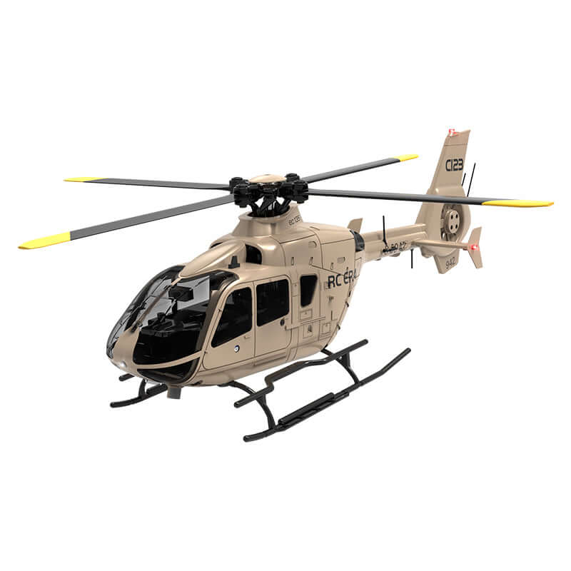 RC ERA C123 6CH Brushless RC Helicopter with Optical Flow, 3 Speed, 1-3 Batteries - Velora Luxury Fashion