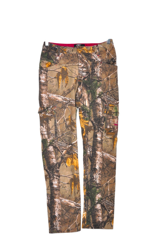 REALTREE Women Cargo Pants Regular fit in Brown - S - Velora Luxury Fashion