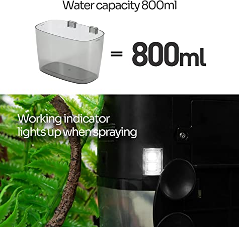 REPTIZOO 0.8L Mini Portable Reptile Mister 800ML #TR08 - Velora Luxury Fashion
