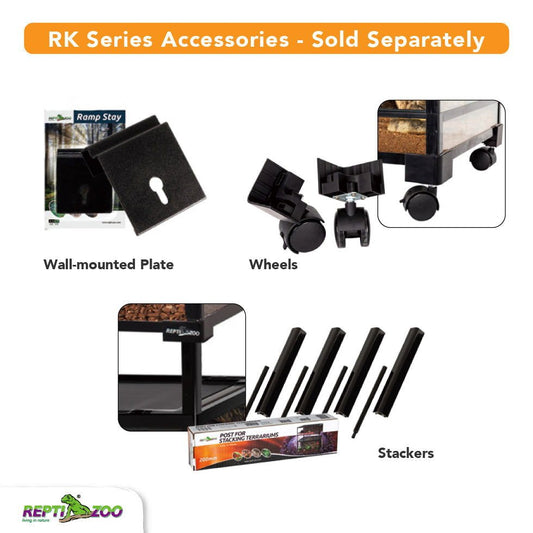 REPTIZOO RK Terrariums Stacker and Wheels - Velora Luxury Fashion