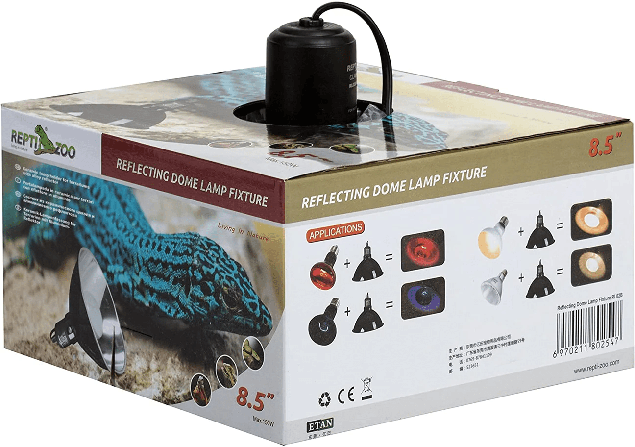 REPTIZOO Reflecting Dome Lamp Fixture - Velora Luxury Fashion