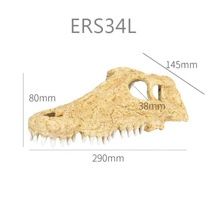 REPTIZOO Crocodile Skull Hide Cave 29 x 14.5 x 8cm(H) #ERS34L - Velora Luxury Fashion