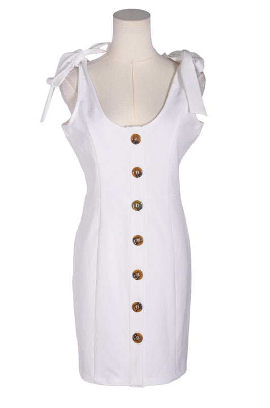 REVAMPED Women Sheath Dresses Regular fit in White - S - Velora Luxury Fashion