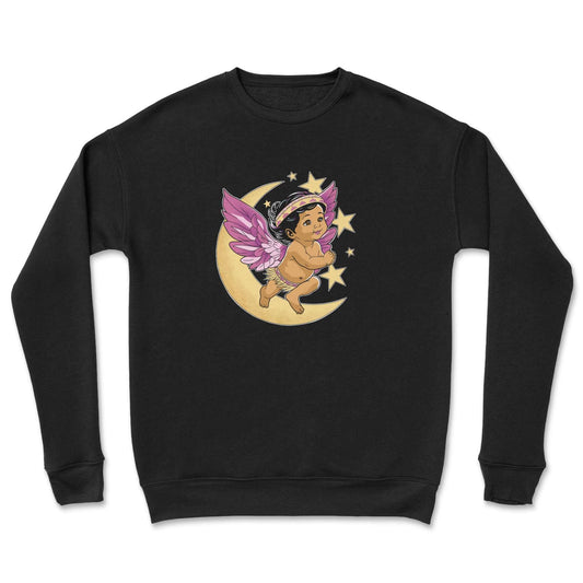 Baby Kale Purple Crewneck - Velora