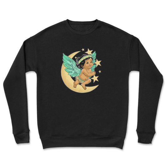 Baby Kale Turquoise Crewneck - Velora