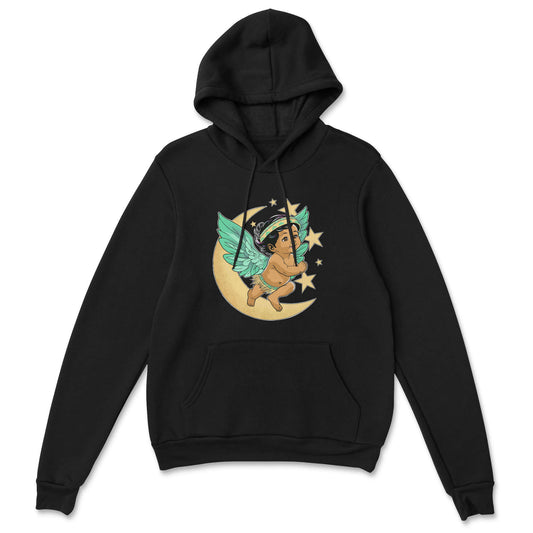 Baby Kale Turquoise Hoodie - Velora