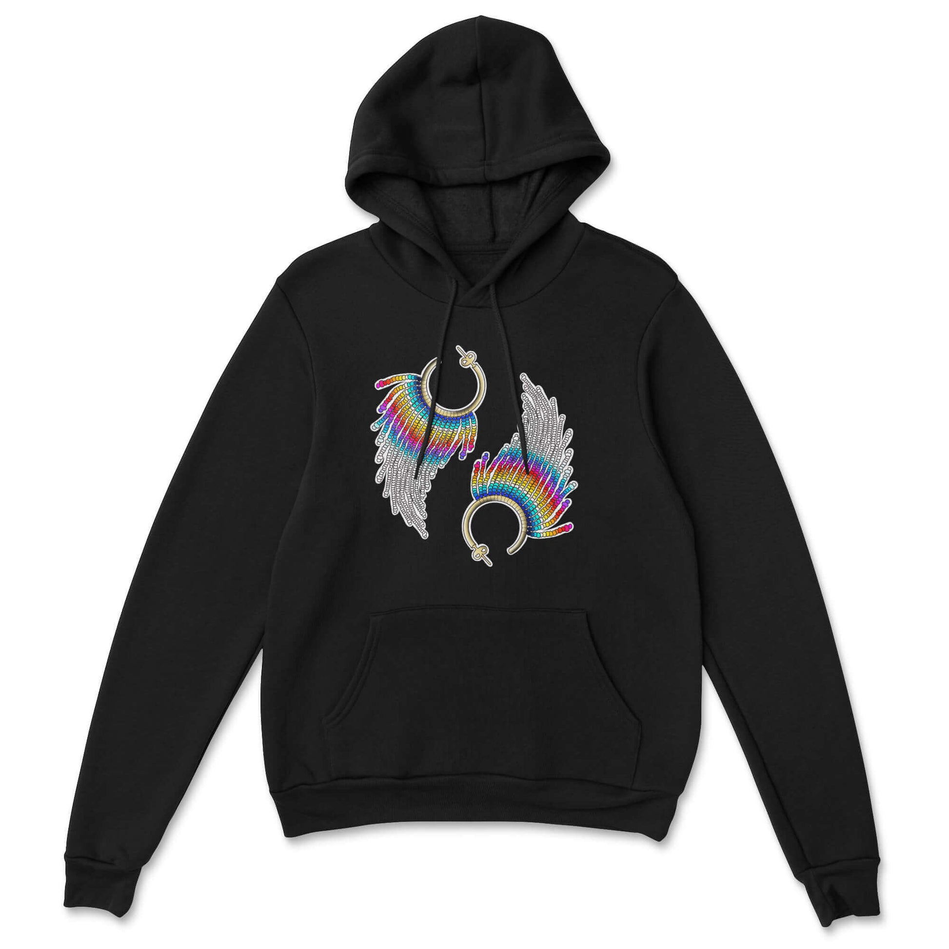 Beadiful Earrings Hoodie - Velora