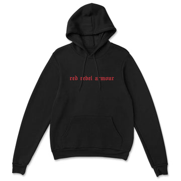 RRA Red OE Logo Hoodie - Velora Luxury Fashion
