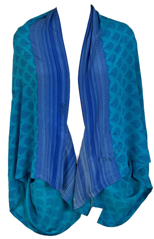 PRC6943 Wabi Sabi Pure Silk Shrug - Velora