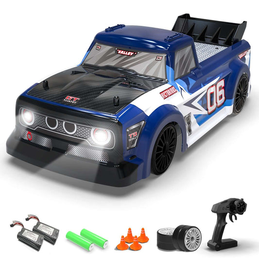 Racent 1:14 Drift RC Car for Kids, 4WD 2.4Ghz with LED Lights, Dual Battery - Velora Luxury Fashion