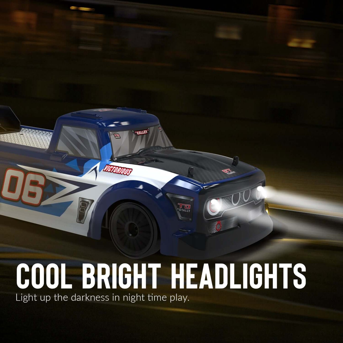 Racent 1:14 Drift RC Car for Kids, 4WD 2.4Ghz with LED Lights, Dual Battery - Velora Luxury Fashion