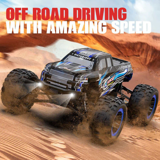 Racent Crossy 1/16 Scale 4x4 RC Monster Truck - 30mph Fast, High Speed, Off Road - Velora Luxury Fashion