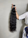 Raw Indian Wavy Bulk Hair Bundles - Velora Luxury Fashion