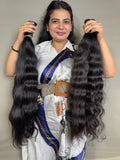 Raw Indian Wavy Bulk Hair Bundles - Velora Luxury Fashion