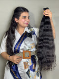 Raw Indian Wavy Bulk Hair Bundles - Velora Luxury Fashion