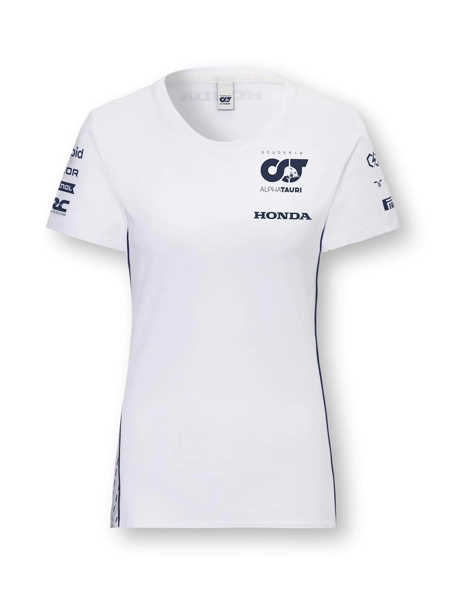 Red Bull Scuderia AlphaTauri F1 2023 Womens Team T-Shirt White - Velora Luxury Fashion