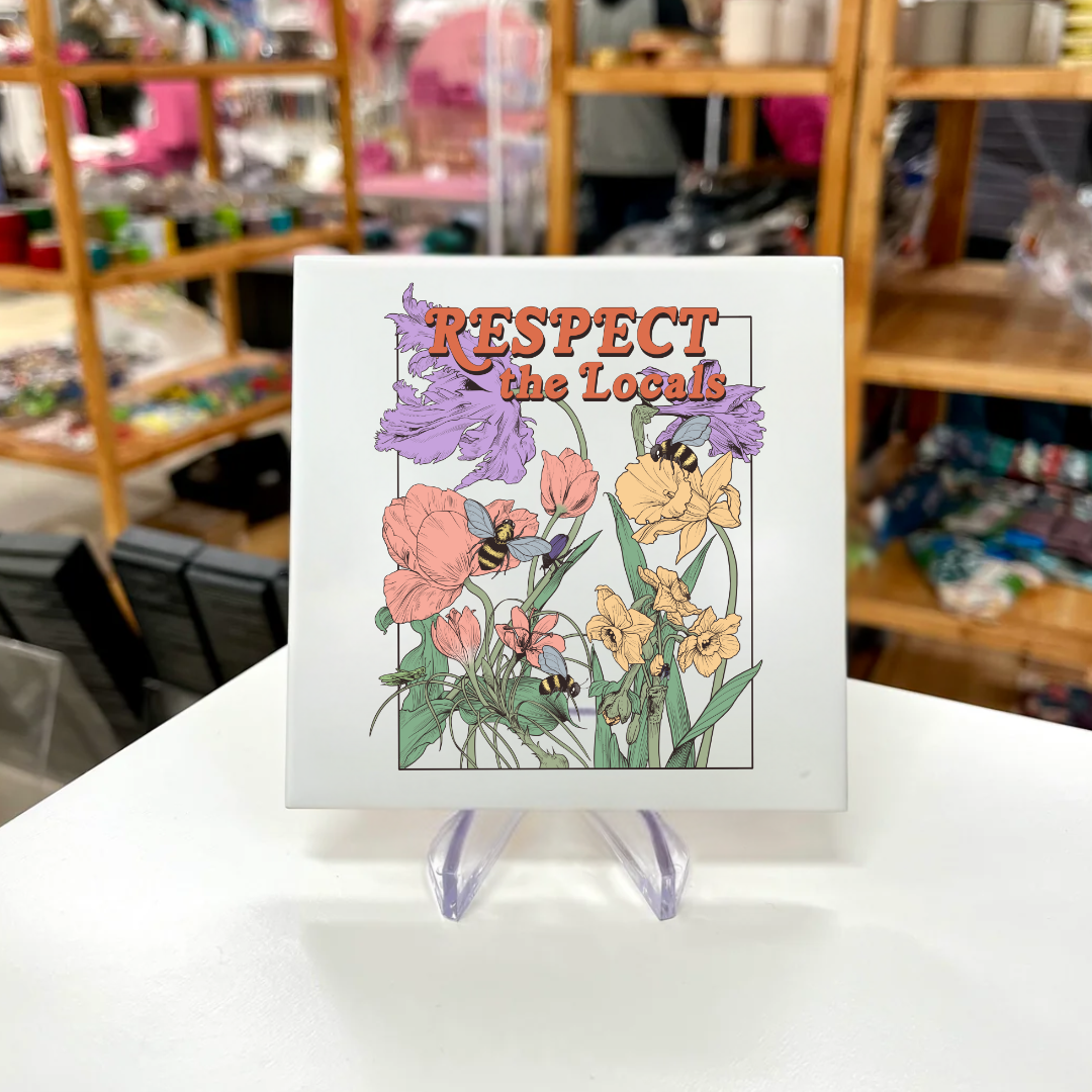 Respect the Locals Coasters - Velora Luxury Fashion