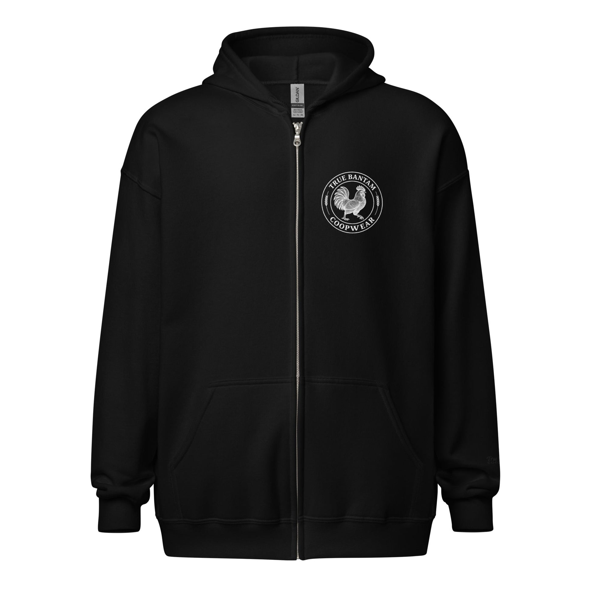 Retro Chicken Skeleton Unisex heavy blend zip hoodie - Velora Luxury Fashion