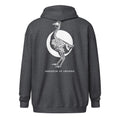 Retro Chicken Skeleton Unisex heavy blend zip hoodie - Velora Luxury Fashion