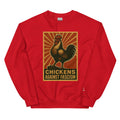 Retro Chickens Against Fascism Unisex Sweatshirt - Velora Luxury Fashion