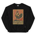 Retro Chickens Against Fascism Unisex Sweatshirt - Velora Luxury Fashion