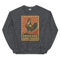 Retro Chickens Against Fascism Unisex Sweatshirt - Velora Luxury Fashion
