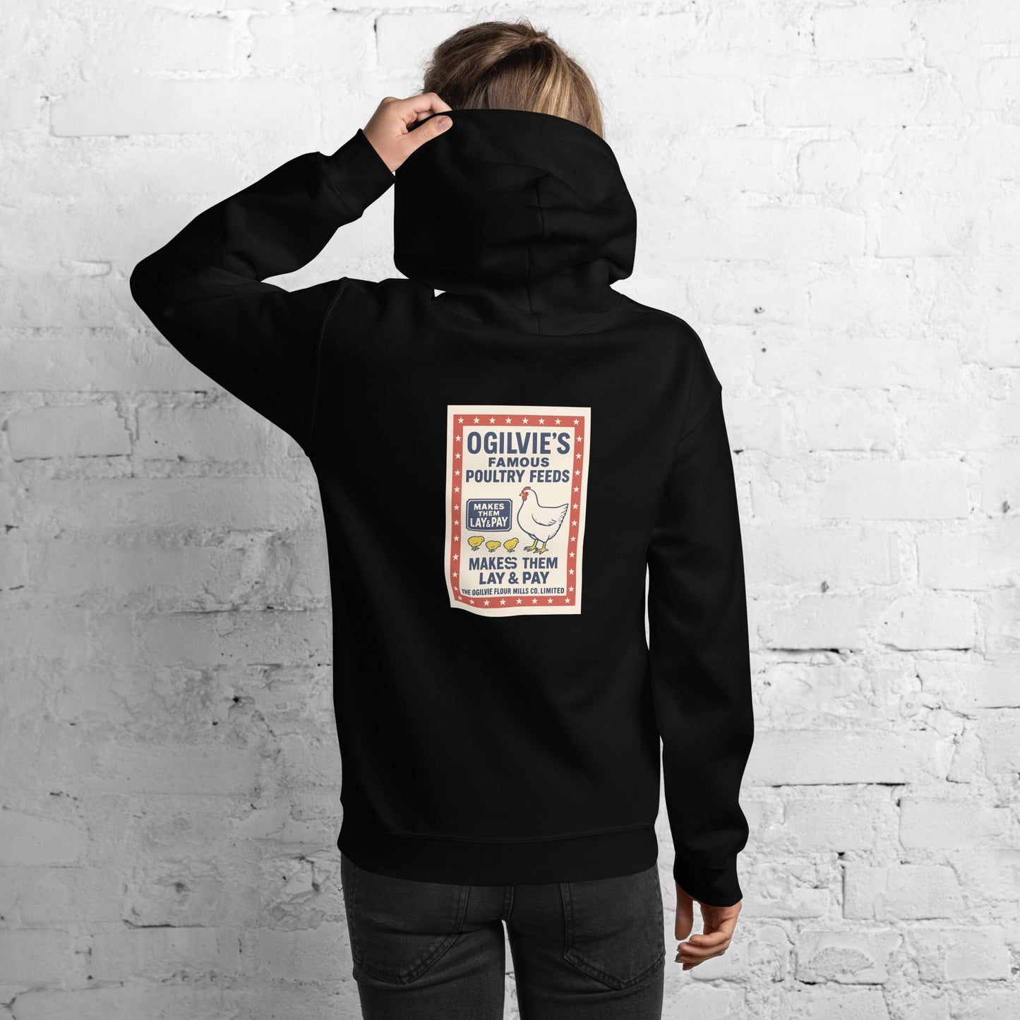 Retro Gurley Laying Pellets Unisex  Bunny Hug (Hoodie) - Velora Luxury Fashion