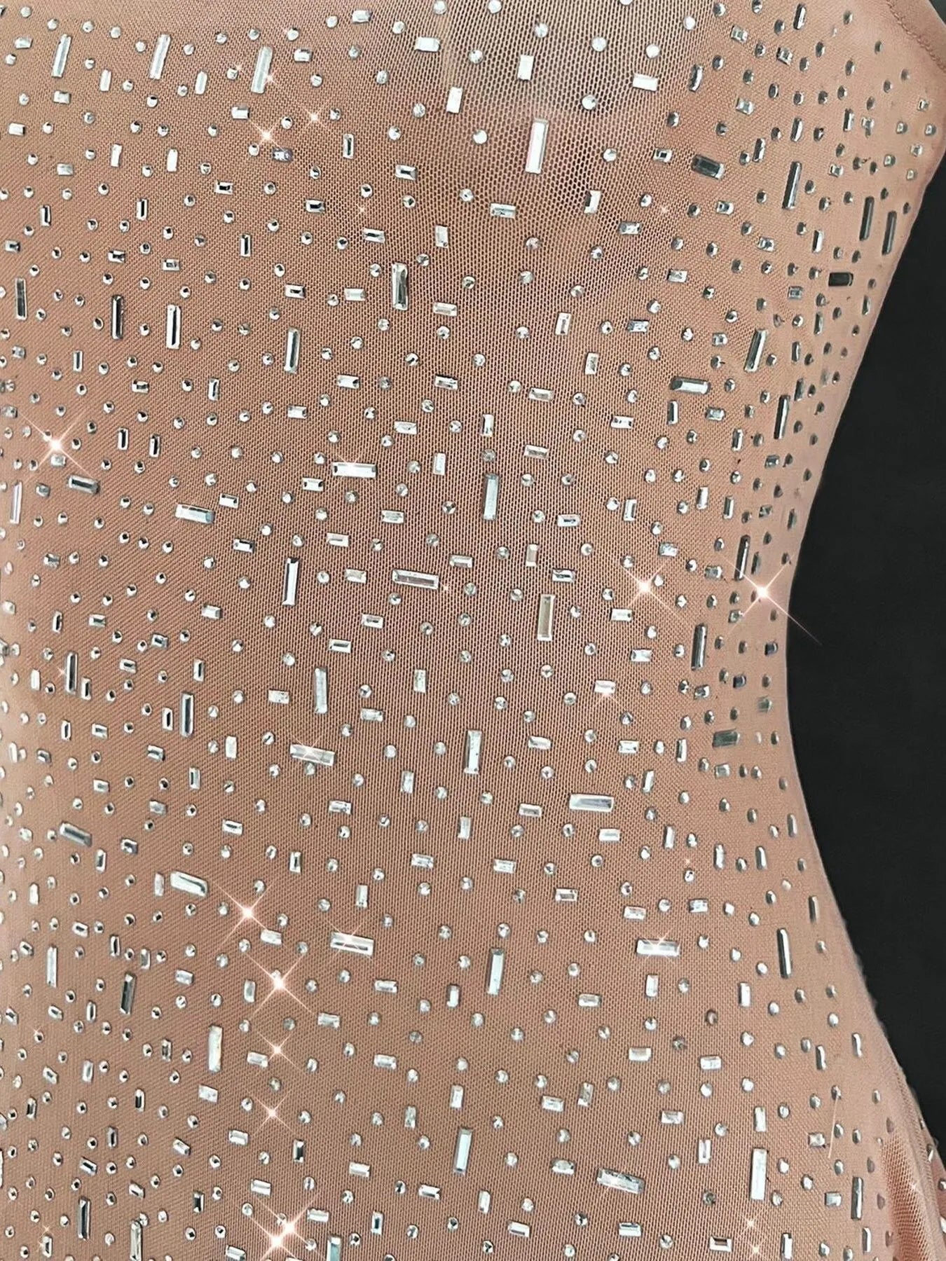 Rhinestone Decor Mini Cami Dress - Velora Luxury Fashion