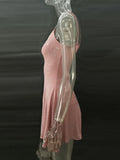 Rhinestone Decor Mini Cami Dress - Velora Luxury Fashion