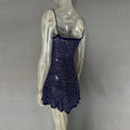Rhinestone Decor Mini Cami Dress - Velora Luxury Fashion