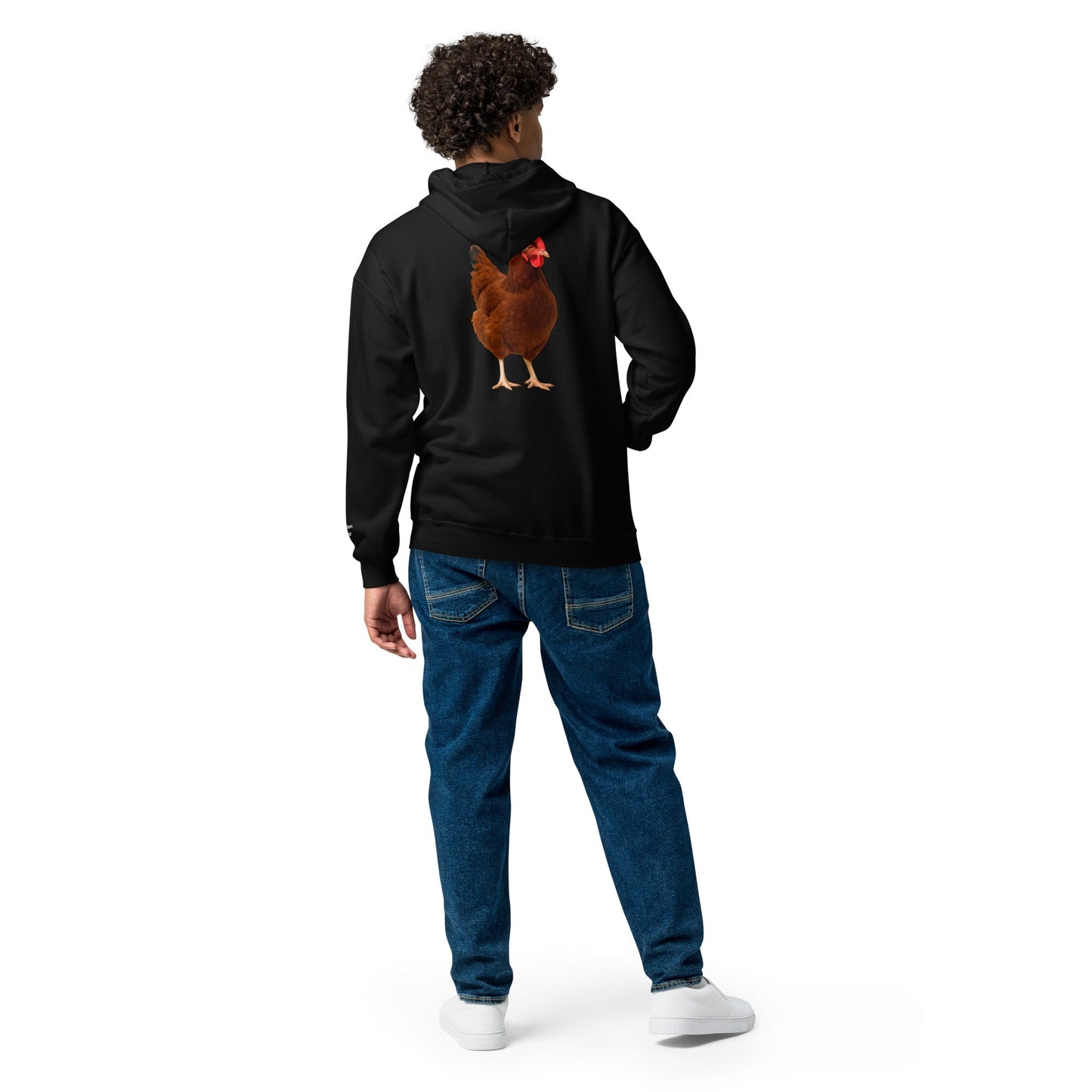 Rhode Island Red Unisex heavy blend zip bunny hug (hoodie) - Velora Luxury Fashion