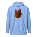Rhode Island Red Unisex heavy blend zip bunny hug (hoodie) - Velora Luxury Fashion