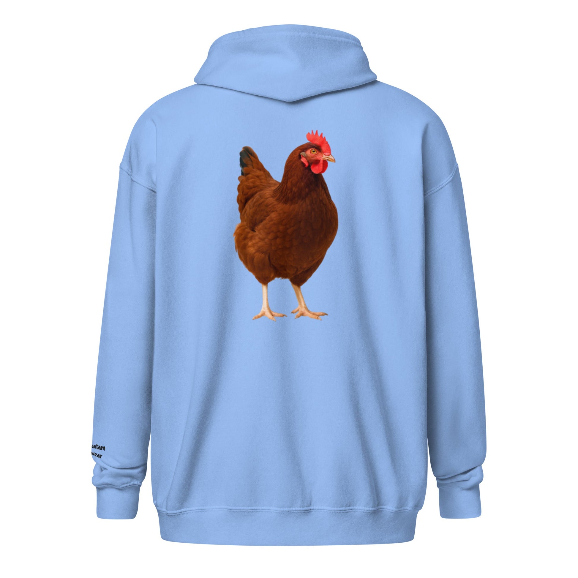 Rhode Island Red Unisex heavy blend zip bunny hug (hoodie) - Velora Luxury Fashion