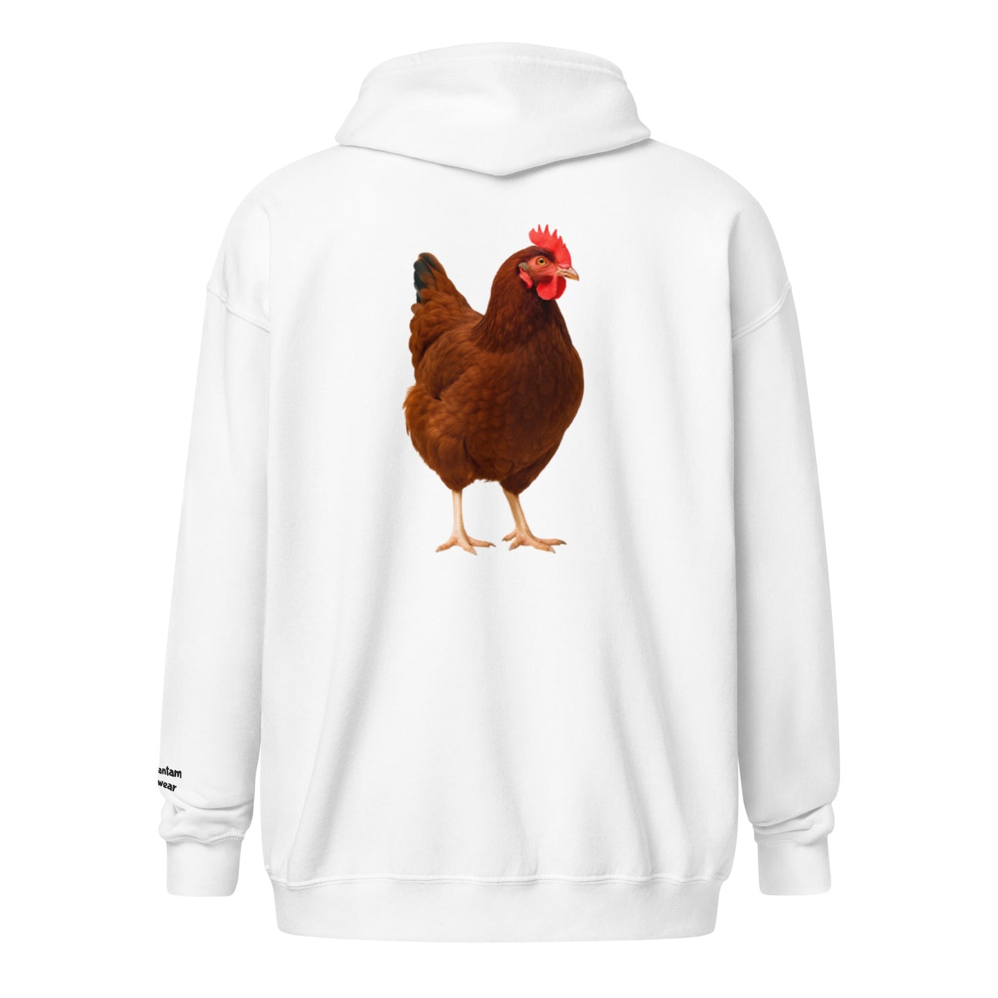 Rhode Island Red Unisex heavy blend zip bunny hug (hoodie) - Velora Luxury Fashion