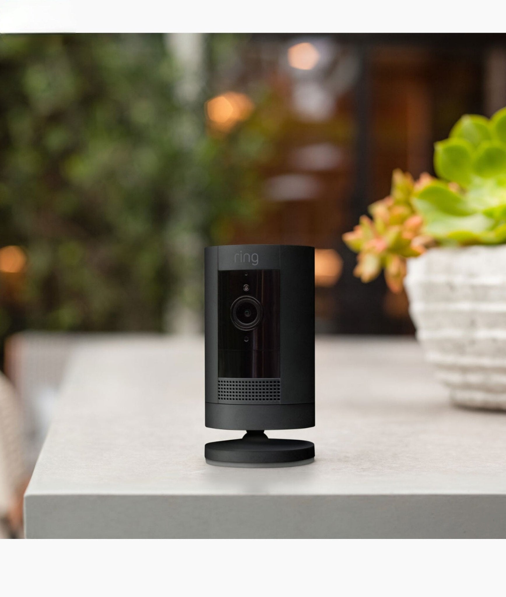 Ring Stick Up Cam|Outdoor|Indoor|Battery| Wireless|Plug in|White|Black - Velora Luxury Fashion